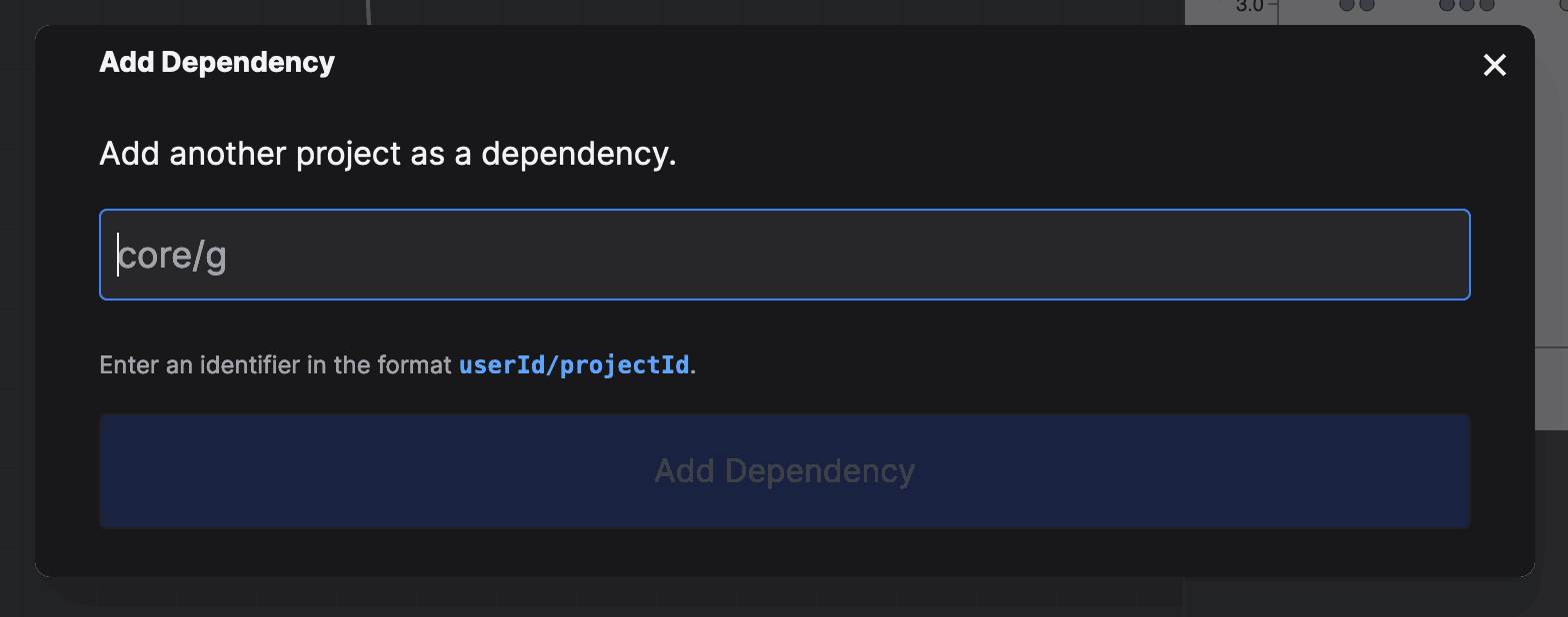 Adding a Dependency