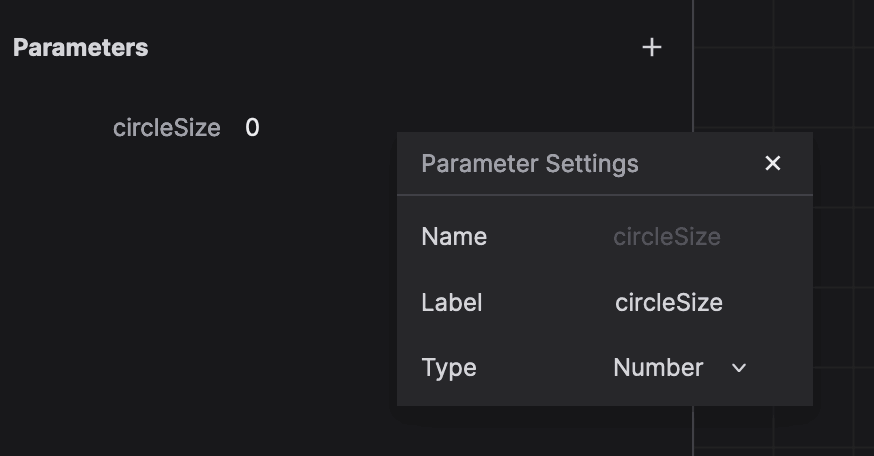Parameter UI